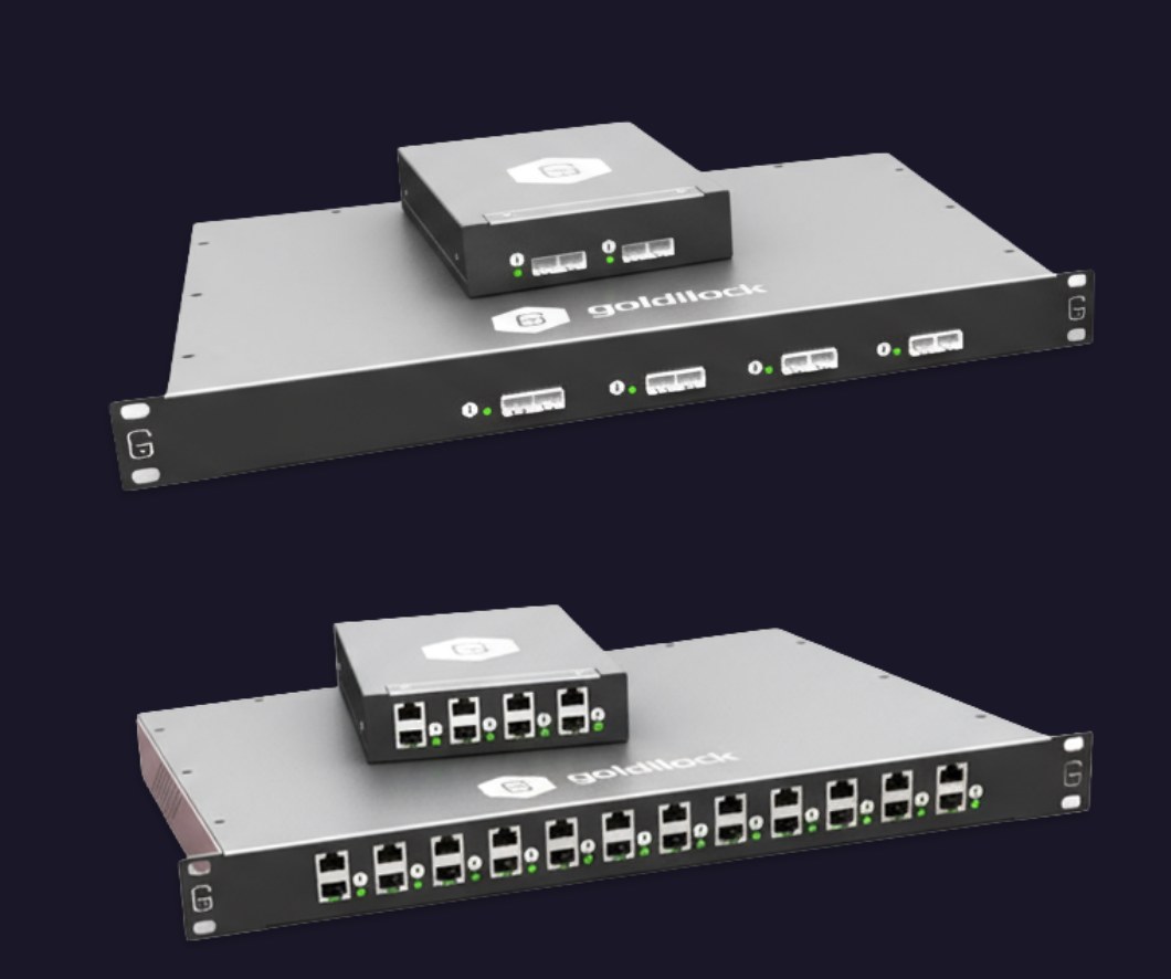 The FireBreak family: rack-mount and desktop units in RJ45 and fibre